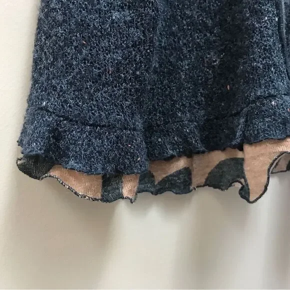 Fleur de Lis Brown Ruffle Pocket Cardigan (S) - Picture 5 of 10